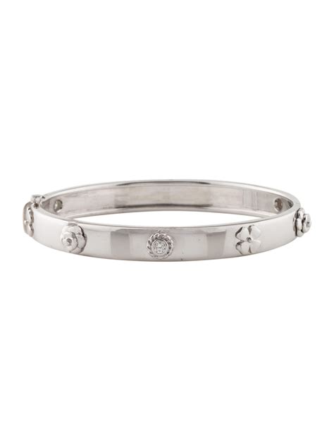 silver chanel bracelet